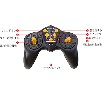 ラジコン　9個セット Amazon.co.jp: ラジコン トレーラーと掘削機 ラジコンカー RC